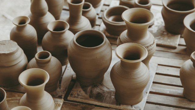 Bisque Pottery